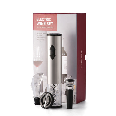 Abridor de Vino Eléctrico Automático con Cortafoil Set Premium - Image 10