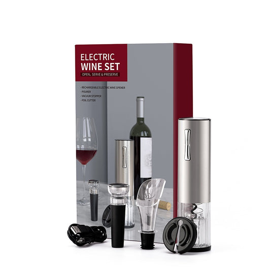 Abridor de Vino Eléctrico Automático con Cortafoil Set Premium - Image 11