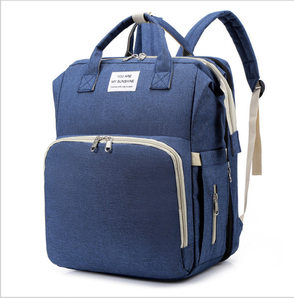 Mochila Maternal Transformable - Bolsa de Dormir Multifuncional para Mamá y Bebé