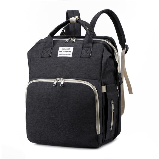 Mochila Maternal Transformable - Bolsa de Dormir Multifuncional para Mamá y Bebé