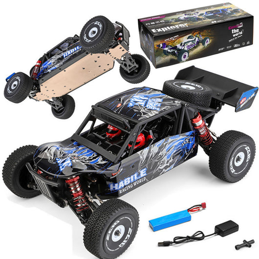 Auto RC Todoterreno de Alta Velocidad con Tracción 4x4 y Chasis Metálico - Image 2