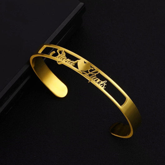 Pulsera de Acero Inoxidable Personalizada con Iniciales - Image 6