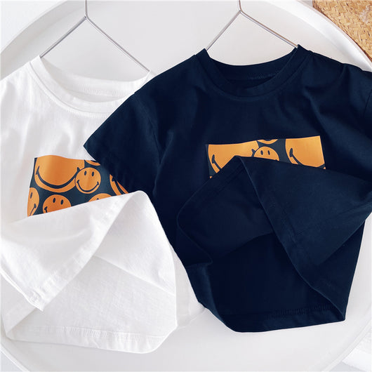 Playera Infantil de Algodón para Niño - Manga Corta Estilo Salvaje Verano - Image 3