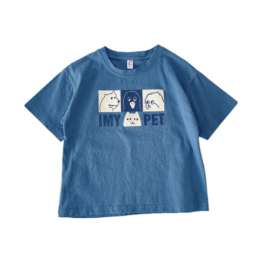 Camiseta Infantil para Niño con Estampado de Letras