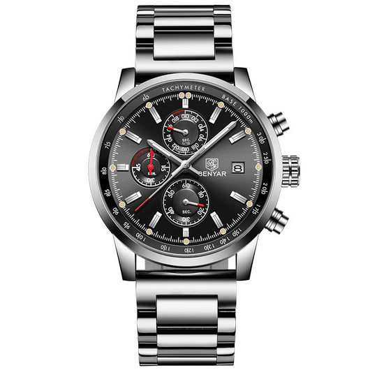 Reloj de Cuarzo Elegante para Hombre - Marca Luxury con Correa de Cuero - Image 7