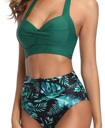 Bikini Dividido de Cintura Alta con Estampado Digital - Image 15