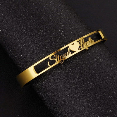 Pulsera de Acero Inoxidable Personalizada con Iniciales - Image 10