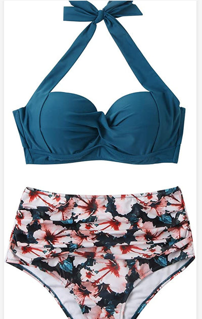 Bikini Dividido de Cintura Alta con Estampado Digital - Image 6