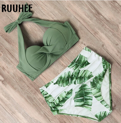 Bikini Dividido de Cintura Alta con Estampado Digital - Image 5