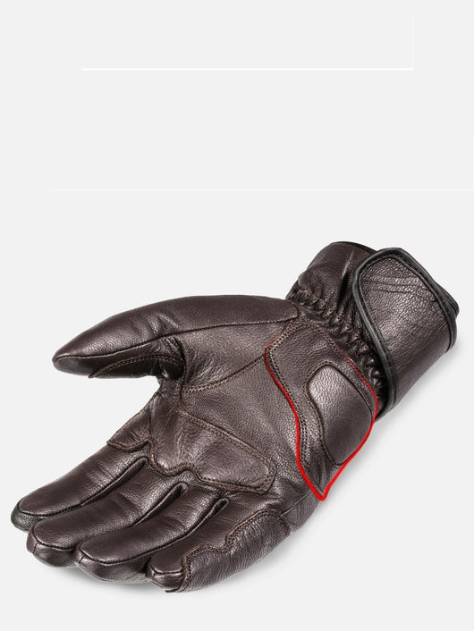 Guantes de Cuero para Motocicleta Invierno Hombre - Image 4
