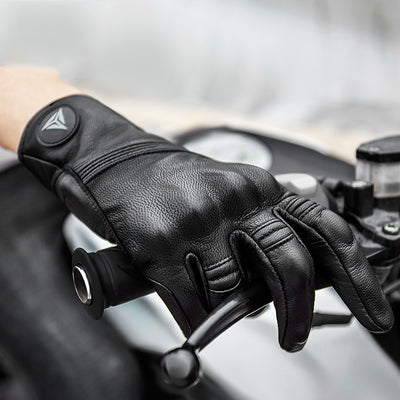 Guantes de Motocicleta Acolchados en Cuero Cálido - Image 8