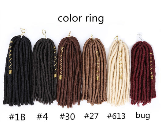 Extensiones de Cabello Dread Locs Suave - Trenzas Crochet Sintéticas - Image 9