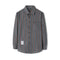 Camisa Rayada Manga Larga Estilo Hong Kong para Hombre
