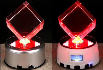 Caja de Música Personalizada con Foto, Bola de Cristal Bluetooth para San Valentín