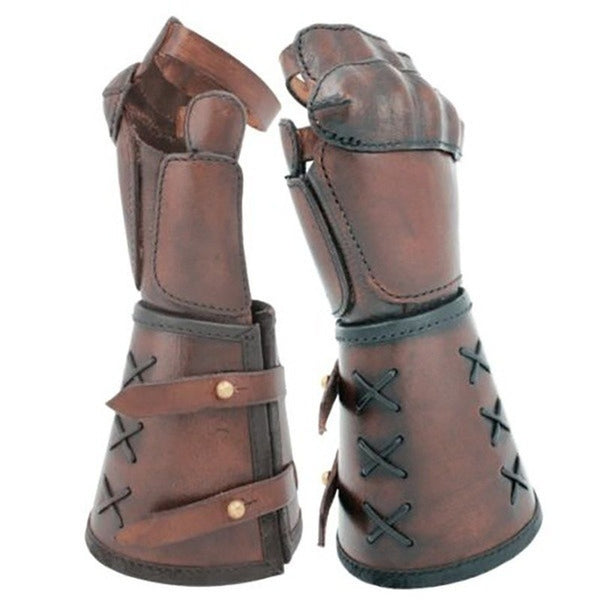 Guantes de Boxeo Estilo Medieval Steampunk para Hombre - Guardias Retro