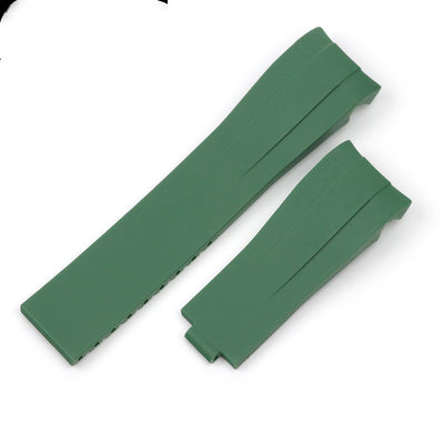 Correa de Silicona para Rolex Submariner Negro y Verde - Image 21