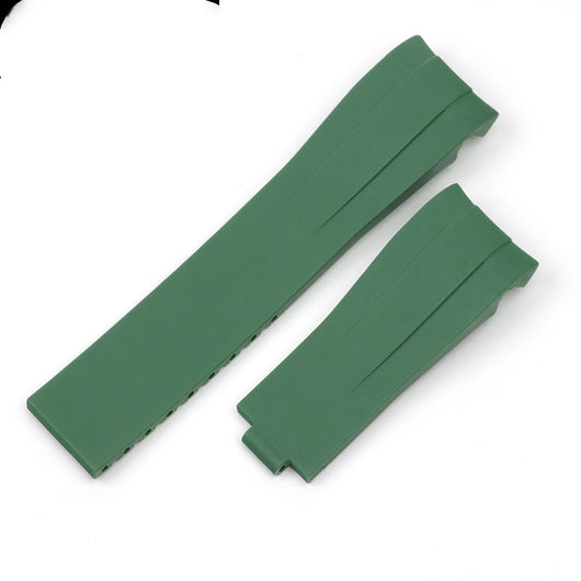 Correa de Silicona para Rolex Submariner Negro y Verde - Image 21
