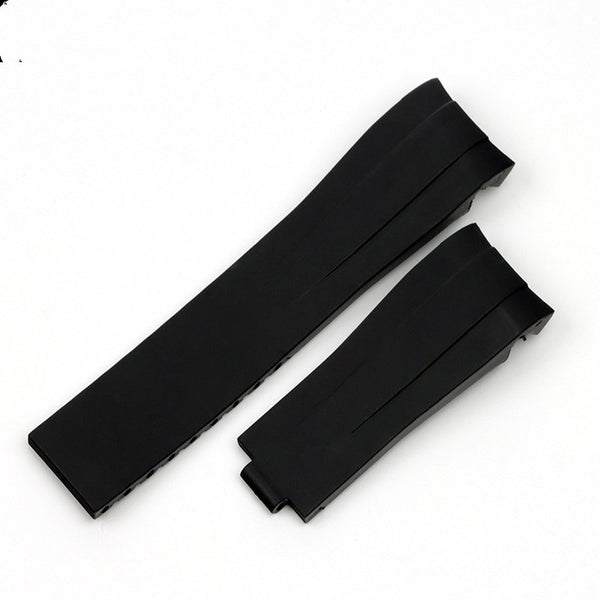 Correa de Silicona para Rolex Submariner Negro y Verde