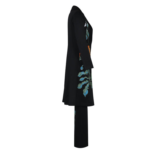 Gabardina Larga Estampada para Mujer - Abrigo de Moda Otoño Invierno - Image 11