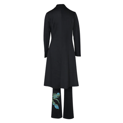 Gabardina Larga Estampada para Mujer - Abrigo de Moda Otoño Invierno - Image 10