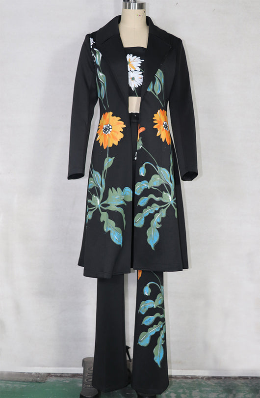 Gabardina Larga Estampada para Mujer - Abrigo de Moda Otoño Invierno - Image 6