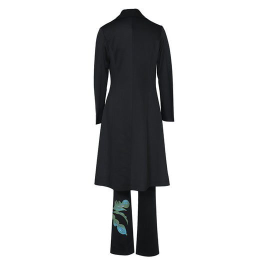 Gabardina Larga Estampada para Mujer - Abrigo de Moda Otoño Invierno - Image 2