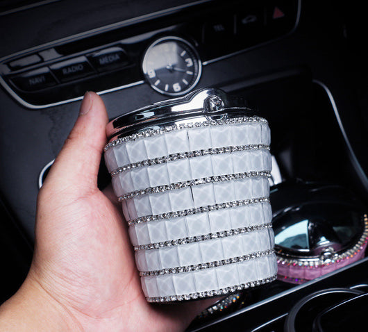 Cenicero para Auto con Cristales LED Diamantado Premium - Image 6
