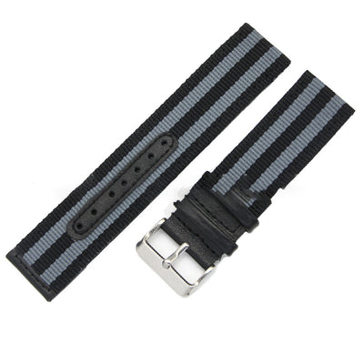Pulsera Casual de Tela Nylon a Rayas con Cierre Rápido - Image 3