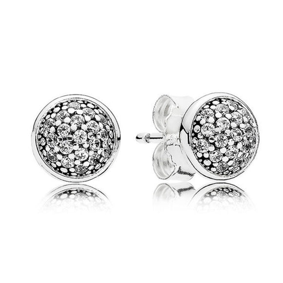 Aretes de Plata 925 Gota de Agua Oro Rosa - Diseño Minimalista Elegante