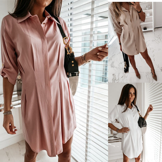 Blusa Elegante con Botones y Lazo en la Cintura