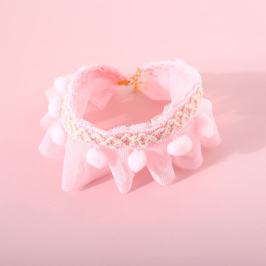 Collar Ajustable Princesa de Encaje para Mascotas - Collar Gato Perro con Estilo Asiático - Image 13