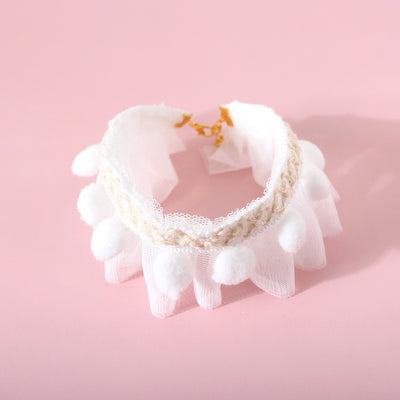 Collar Ajustable Princesa de Encaje para Mascotas - Collar Gato Perro con Estilo Asiático - Image 7