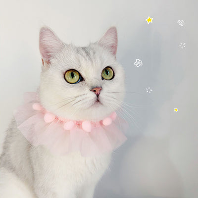 Collar Ajustable Princesa de Encaje para Mascotas - Collar Gato Perro con Estilo Asiático - Image 8