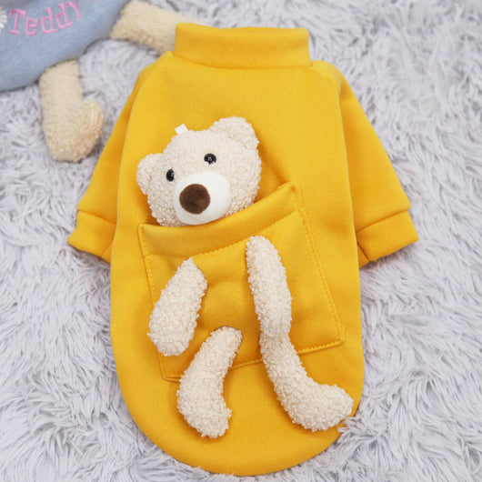 Suéter Adorable para Mascotas Pequeñas - Diseño Osito Teddy - Image 5