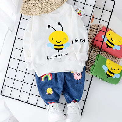 Conjunto de Dos Piezas Abejita Infantil - Suéter y Pantalón para Bebé - Image 14