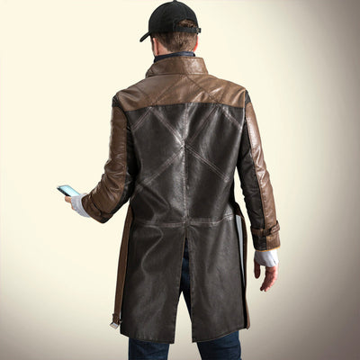 Chaqueta Impermeable de Cuero Sintético para Disfraz Dog Brother - Otoño e Invierno - Image 7
