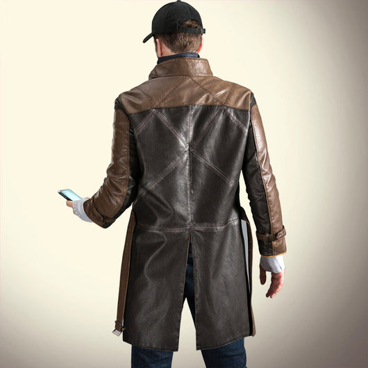 Chaqueta Impermeable de Cuero Sintético para Disfraz Dog Brother - Otoño e Invierno - Image 7
