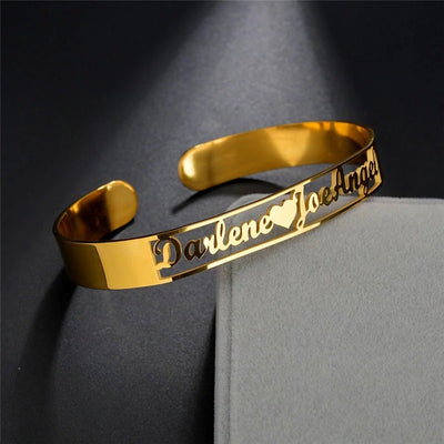 Pulsera de Acero Inoxidable Personalizada con Iniciales - Image 12