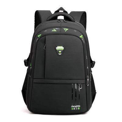Mochila Escolar Oxford para Niños y Adolescentes - Negra de Gran Capacidad - Image 9