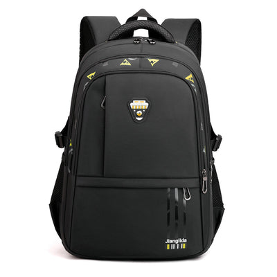 Mochila Escolar Oxford para Niños y Adolescentes - Negra de Gran Capacidad - Image 8