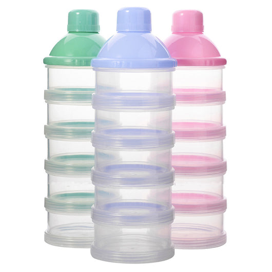 Dispensador de Fórmula Infantil de 5 Compartimentos Extraíbles