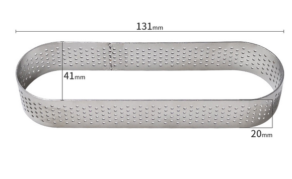 8 Moldes de Silicona Ovalados para Mousse, Postres y Chocolate