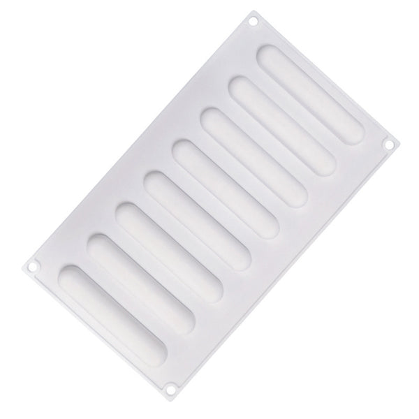 8 Moldes de Silicona Ovalados para Mousse, Postres y Chocolate