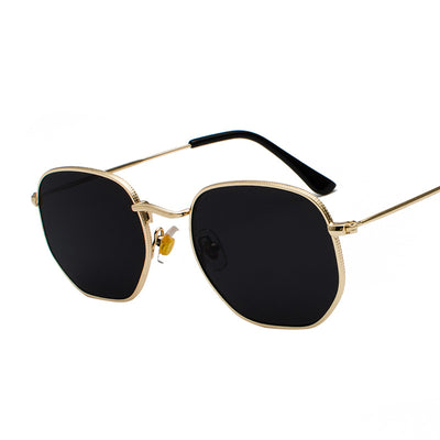 Gafas de Sol Metálicas Estilo Literario para Hombre - Image 2
