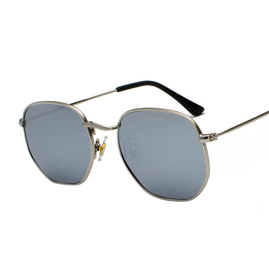 Gafas de Sol Metálicas Estilo Literario para Hombre - Image 4