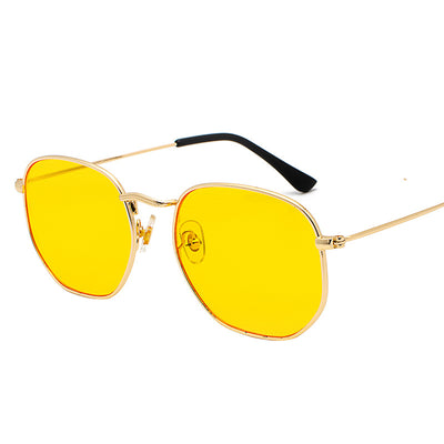 Gafas de Sol Metálicas Estilo Literario para Hombre - Image 9