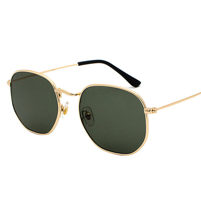 Gafas de Sol Metálicas Estilo Literario para Hombre - Image 8