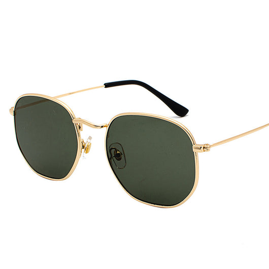 Gafas de Sol Metálicas Estilo Literario para Hombre - Image 8