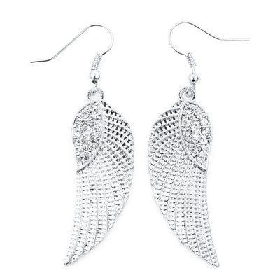 Aretes Alas de Ángel con Diamantes para Mujer - Image 9