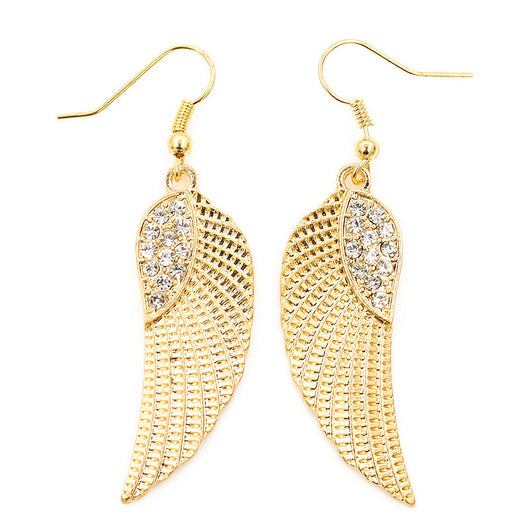 Aretes Alas de Ángel con Diamantes para Mujer - Image 8